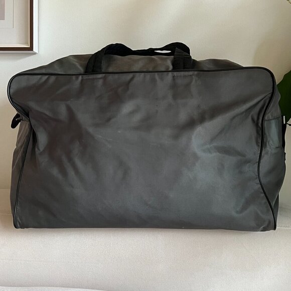 PRADA Mens Tessuto Travel Gym Weekend Duffle Boston Bag Grey - Picture 5 of 16